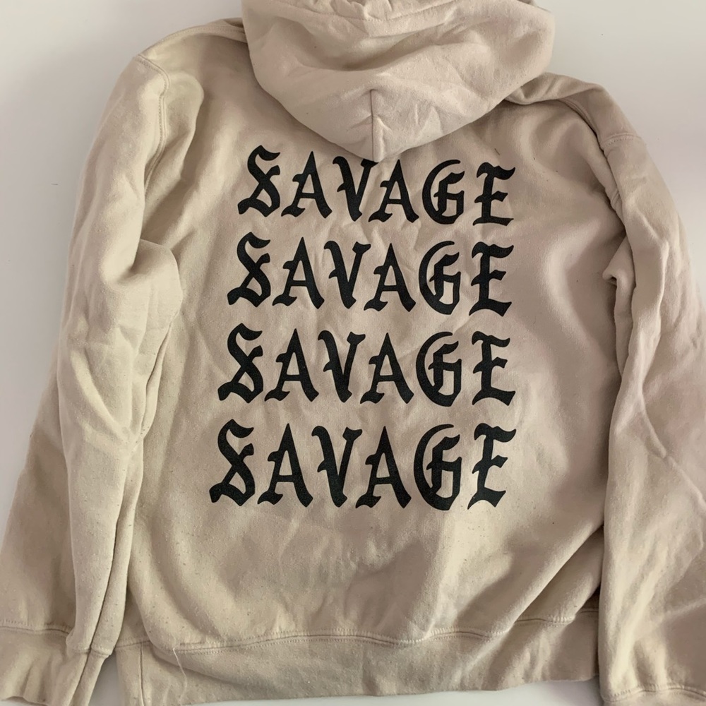 Savage tan hoodie